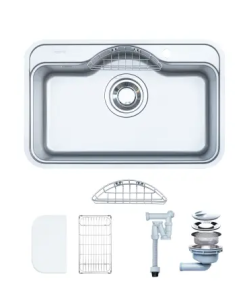 Chậu rửa bát 1 hố Nobinox ROSA NN975D